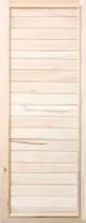 Дверь "Вагонка эконом" 185х75 (коробка хвоя, липа, береза) Банный Эксперт дверь "вагонка эконом" 185х75 (коробка хвоя, липа, береза) банный эксперт