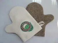 Рукавица для бани и сауны "Банный Эксперт", комбинированная, МСК рукавица для бани и сауны "банный эксперт", комбинированная, мск