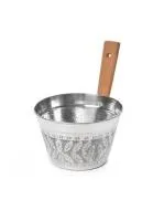 Ушат 5л, STANDART алюминиевый, ручка из бука, 212F, Банный Эксперт ушат 5л, standart алюминиевый, ручка из бука, 212f, банный эксперт