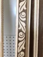 нащельник плоский липа, горячего тиснения лепесток 26*2700, пэм