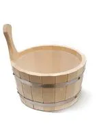 Шайка одноручная 5л с пластмассовой вставкой, Банный Эксперт шайка одноручная 5л с пластмассовой вставкой, банный эксперт