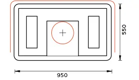 печь-камин tulikivi lampo grafia 1845 мм 
