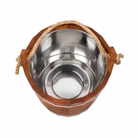 запарник 16л с нержавеющей вставкой woodson дуб