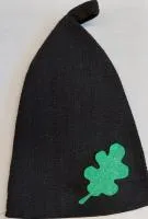 Шапка для бани Дубовый лист, черный, Никитинская мануфактура шапка для бани дубовый лист, черный, никитинская мануфактура