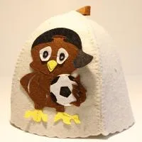 Шапка банная детская с аппликацией "Роналду" шапка банная детская с аппликацией "роналду"