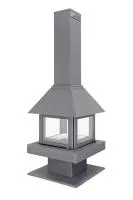 Печь-камин Эклипс островной 4D графит ЭкоКамин печь-камин эклипс островной 4d графит экокамин