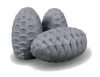 камень для бани gfs "шишка" чугунная (4шт)