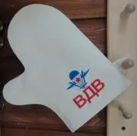 Рукавица для бани и сауны "ВДВ", комбинированная, МСК рукавица для бани и сауны "вдв", комбинированная, мск