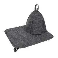 Набор из 2-х предметов (шапка,коврик) серый "Hot-Pot" Банные штучки набор из 2-х предметов (шапка,коврик) серый "hot-pot" банные штучки