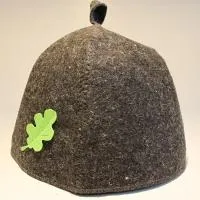 Шапка банная с аппликацией "Дубовый лист" темный шапка банная с аппликацией "дубовый лист" темный