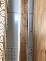 нащельник плоский липа, горячего тиснения венге 26*2500, пэм