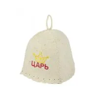 Шапка для бани "Царь", Бацькина Баня шапка для бани "царь", бацькина баня