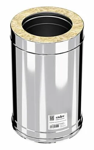 дымоход craft нержавеющий (310/0,8) ф120 l=0,5м