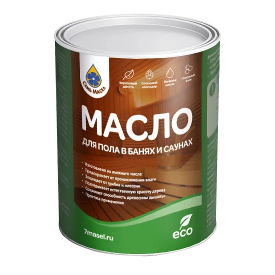 Масло для пола в банях и саунах Семь масел 0,9 л. масло для пола в банях и саунах семь масел 0,9 л.