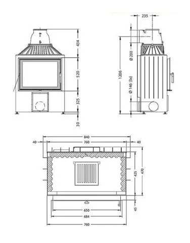 Топка каминная Spartherm Bravo топка каминная spartherm bravo