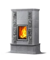 печь-камин tulikivi otra natural 1635 мм 