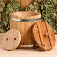 Кадка для соления 10 л. из дуба с крышкой и гнетом, Добропаровъ кадка для соления 10 л. из дуба с крышкой и гнетом, добропаровъ