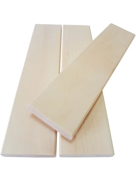 полок торцевой доска липа а термо 120х50х300 автор бани (ступень)