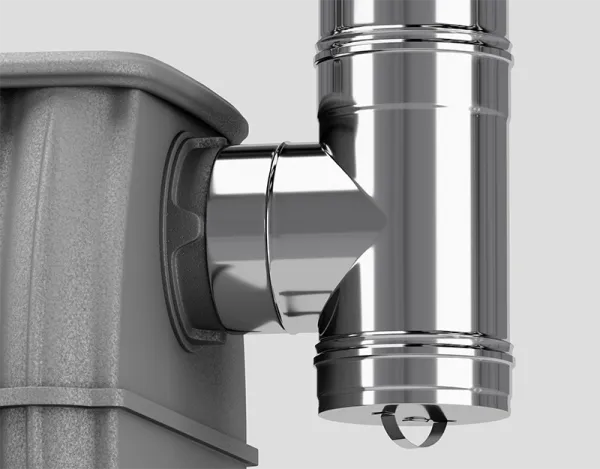 печь-камин отопительно-варочная прометалл бахта черный