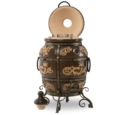 Тандыр ЭкоТандыры Персидский, черный, откидная крышка тандыр экотандыры персидский, черный, откидная крышка