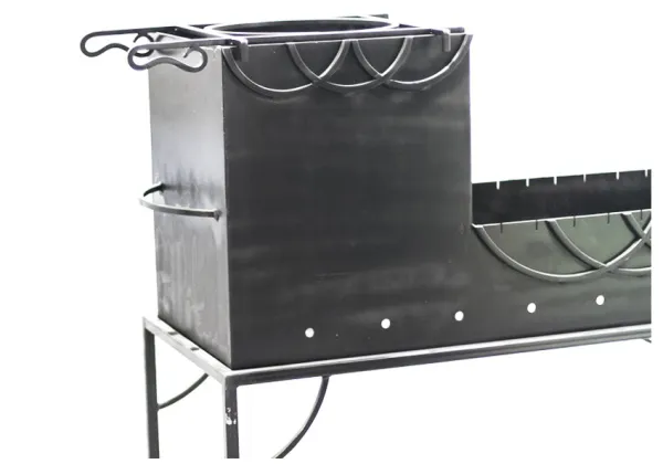 Мангал М-09, 130*123*44см, антрацит. Дачный Эксперт мангал м-09, 130*123*44см, антрацит. дачный эксперт