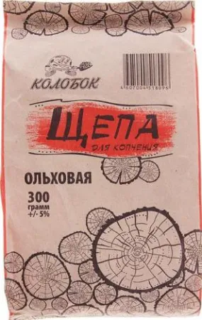 Щепа для копчения Колобок Буковая 300г, Актив щепа для копчения колобок буковая 300г, актив