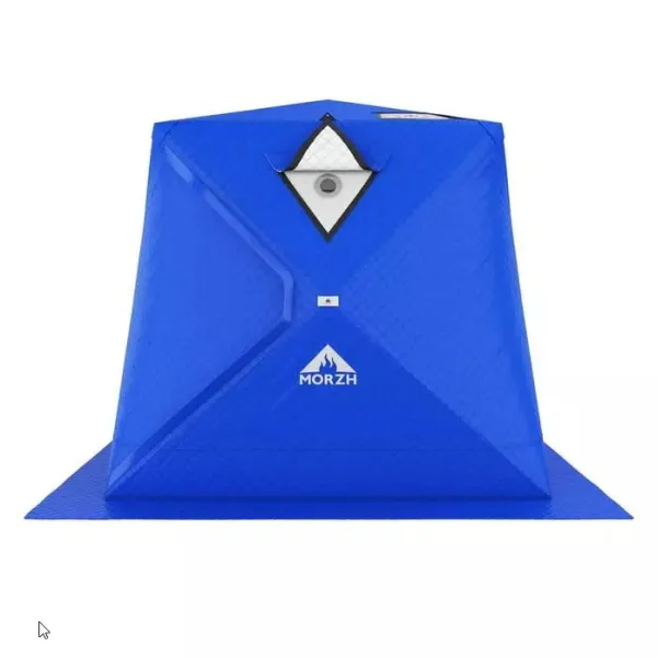 Мобильная баня Морж Куб XL синий (палатка без печи) мобильная баня морж куб xl синий (палатка без печи)