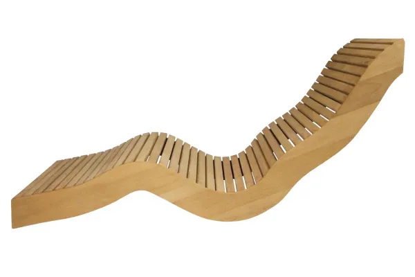 полок анатомический левый ширина 750мм термо автор бани