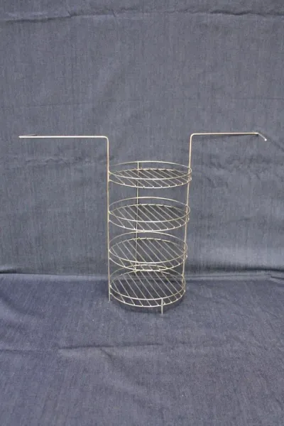 Этажерка для тандыра 4-х ярусная d290 h500 мм с ручками и внутр. доп. кольцом НСК этажерка для тандыра 4-х ярусная d290 h500 мм с ручками и внутр. доп. кольцом нск