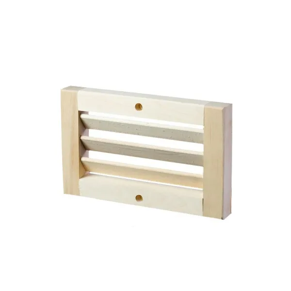 вентиляционная решетка приточная глухая м-18 215х145мм банный эксперт 