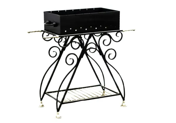 Мангал М-02, 92*92*39см, антрацит. Дачный Эксперт мангал м-02, 92*92*39см, антрацит. дачный эксперт