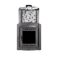 печь для бани прометалл эйфория 45 сетка нерж. со стеклом